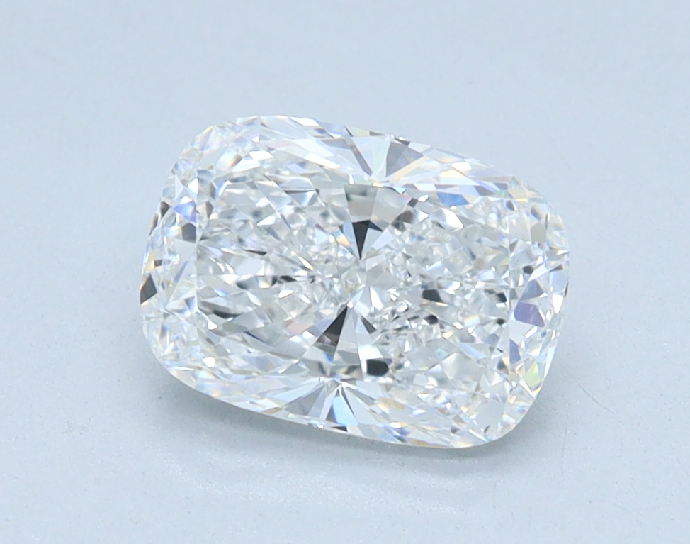 1.1 carat Cushion lab grown diamond, D color, VVS1 clarity