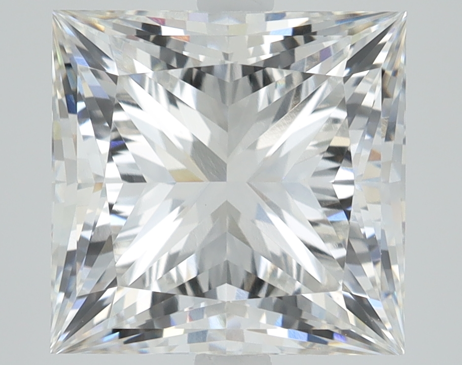 4.03 carat Princess lab grown diamond, E color, VS1 clarity