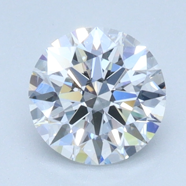 0.66 carat Round lab grown diamond, D color, VS2 clarity, Ideal cut
