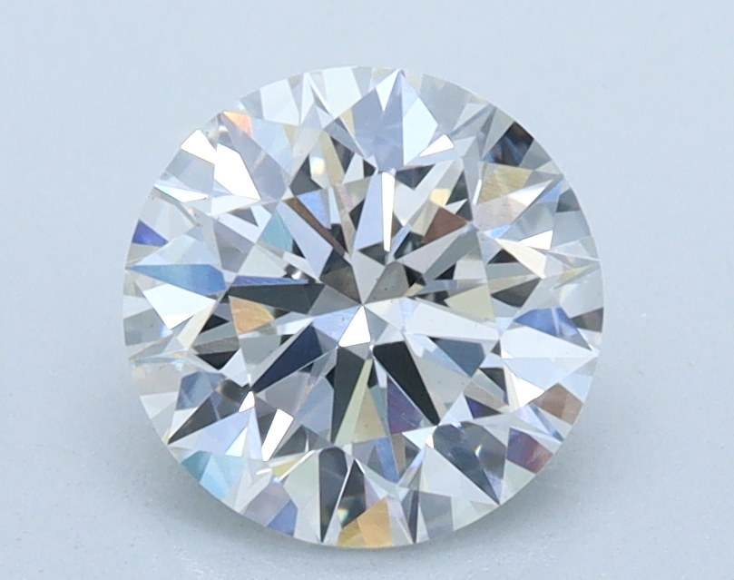 1.1 carat Round lab grown diamond, E color, VS2 clarity, Ideal cut