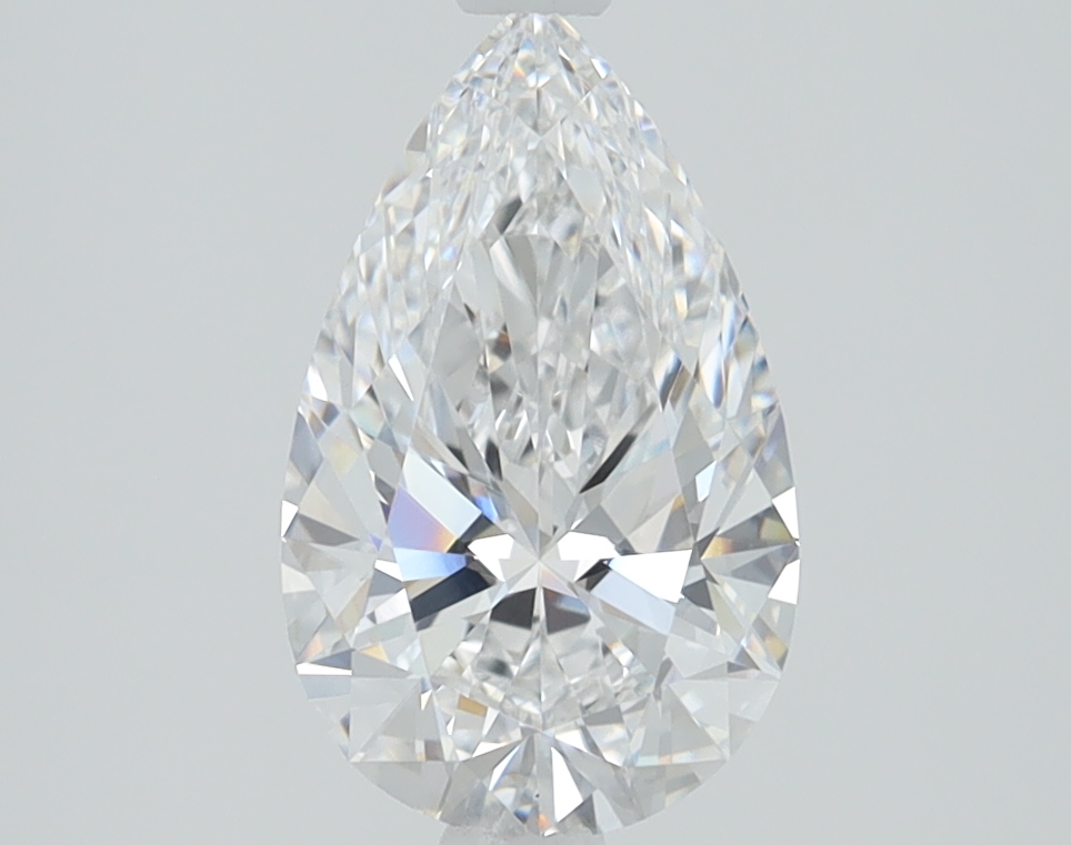 1.17 carat Pear lab grown diamond, F color, VS1 clarity