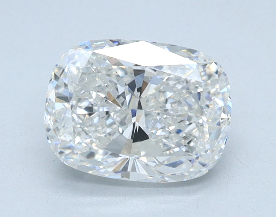 1.36 carat Cushion lab grown diamond, E color, VVS2 clarity