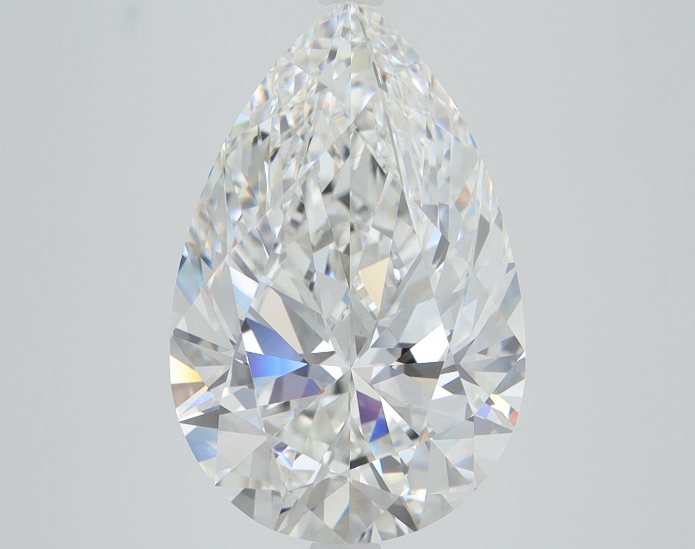 4.0 carat Pear lab grown diamond, F color, VS1 clarity