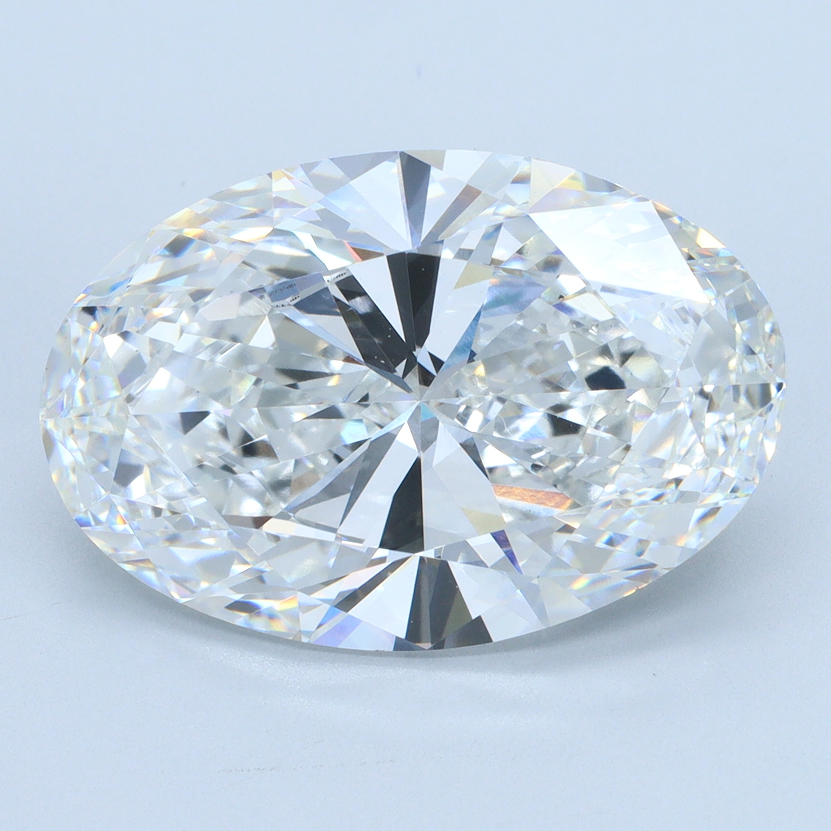 8.02 carat Oval lab grown diamond, F color, VVS2 clarity