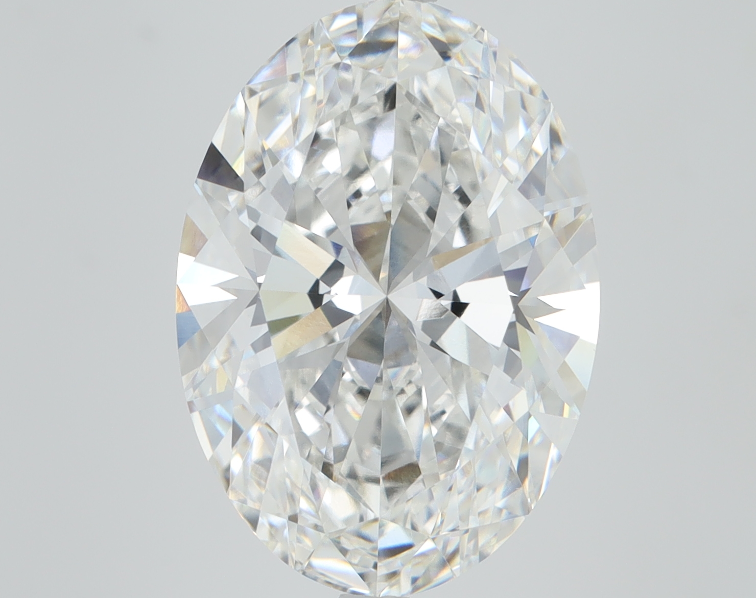 8.02 carat Oval lab grown diamond, E color, VVS2 clarity