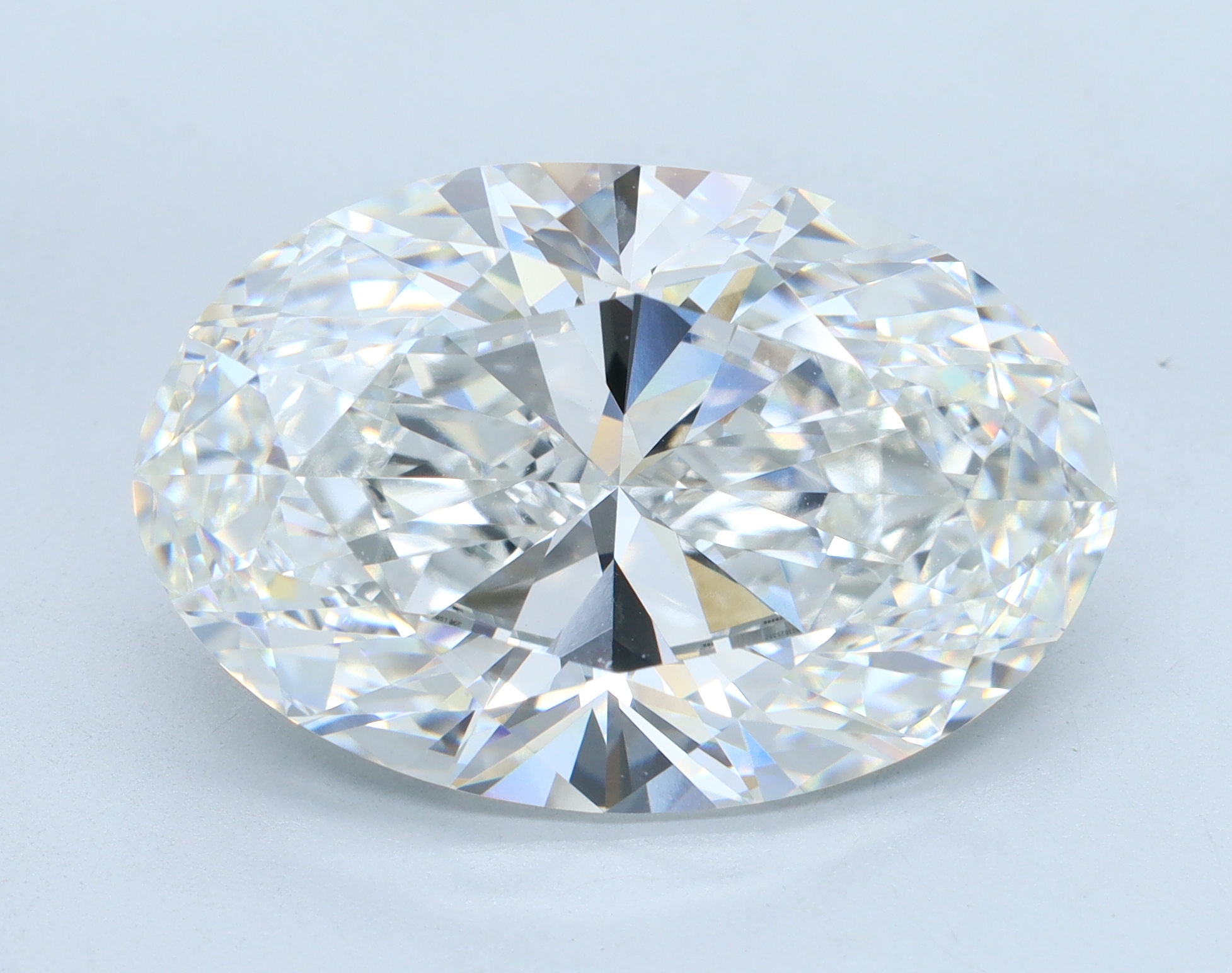 12.02 carat Oval lab grown diamond, F color, VVS2 clarity