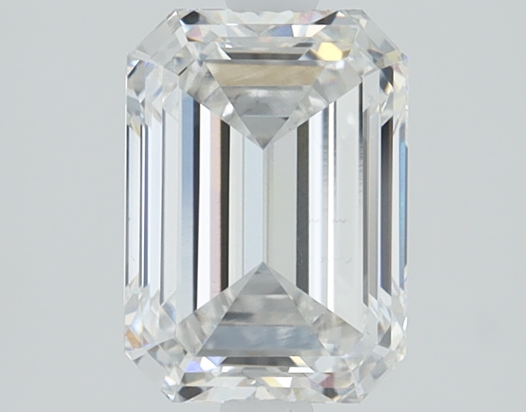 1.88 carat Emerald lab grown diamond, E color, VS1 clarity