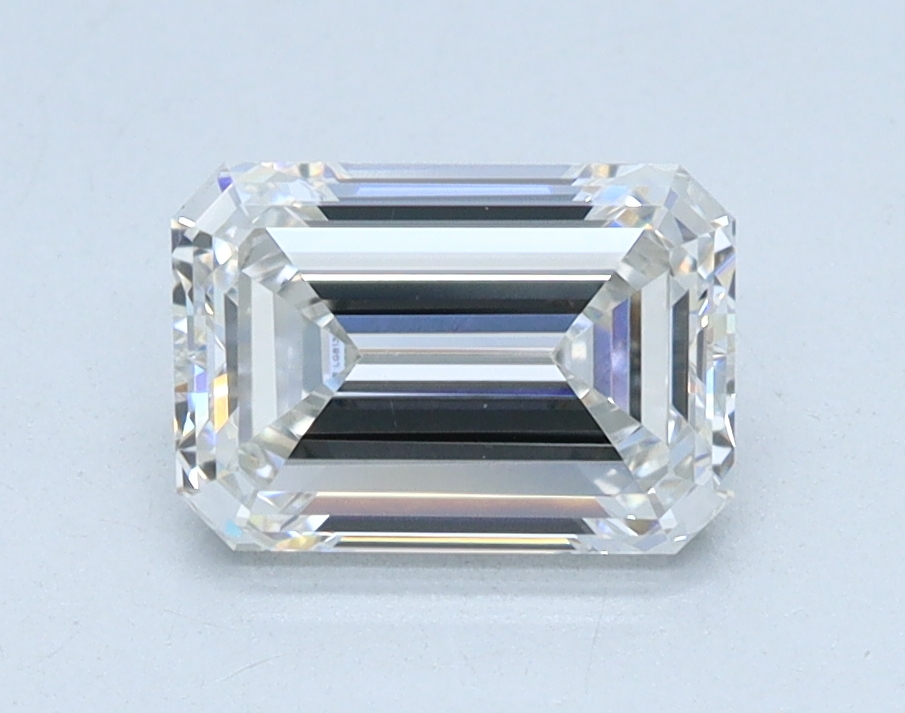 1.04 carat Emerald lab grown diamond, G color, VVS2 clarity