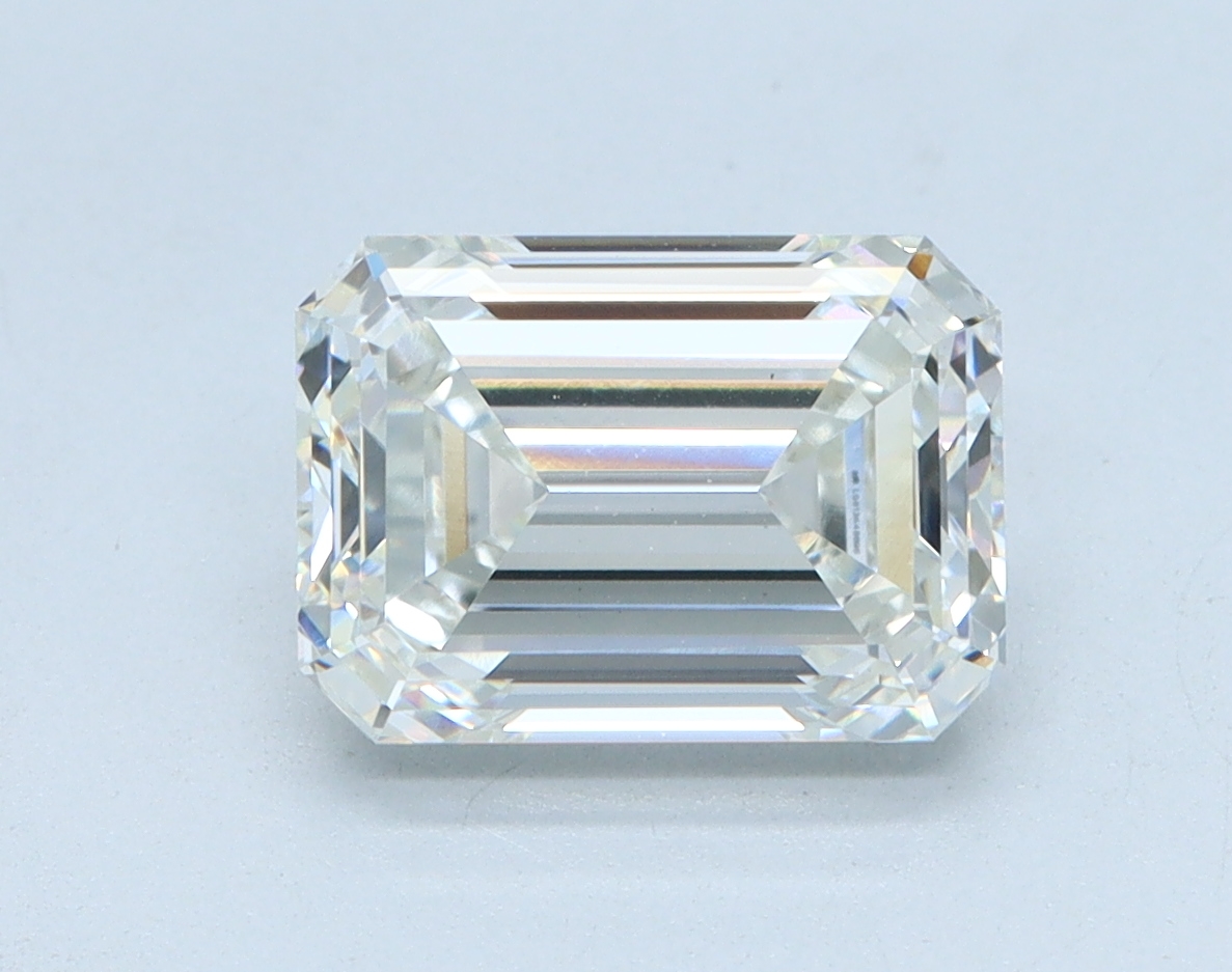 2.13 carat Emerald lab grown diamond, G color, VS1 clarity