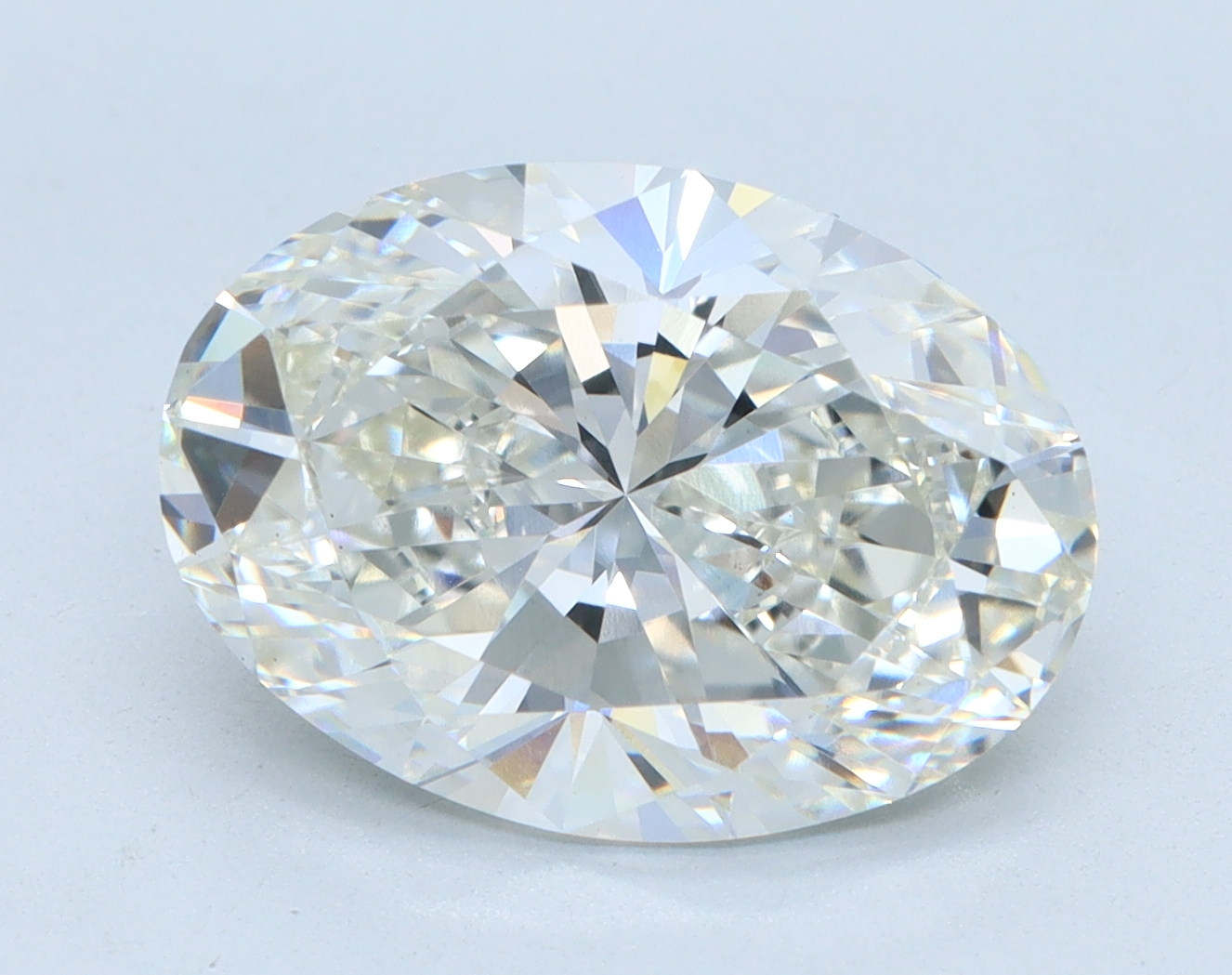 4.01 carat Oval lab grown diamond, G color, VS1 clarity
