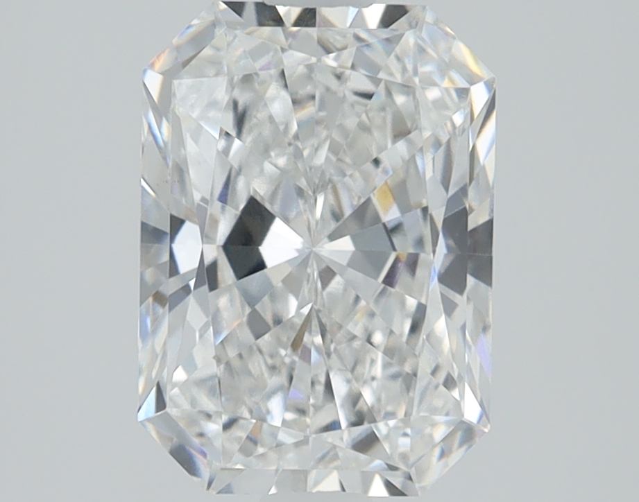 1.39 carat Radiant lab grown diamond, F color, VVS2 clarity