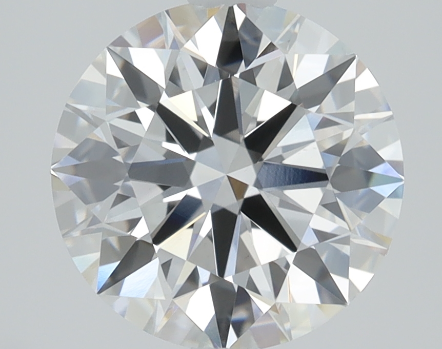 2.52 carat Round lab grown diamond, E color, VVS2 clarity, Excellent cut