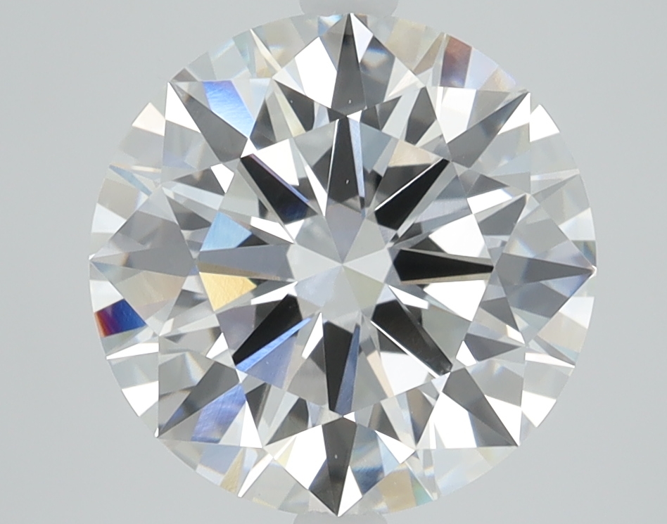 3.33 carat Round lab grown diamond, F color, VS1 clarity, Ideal cut
