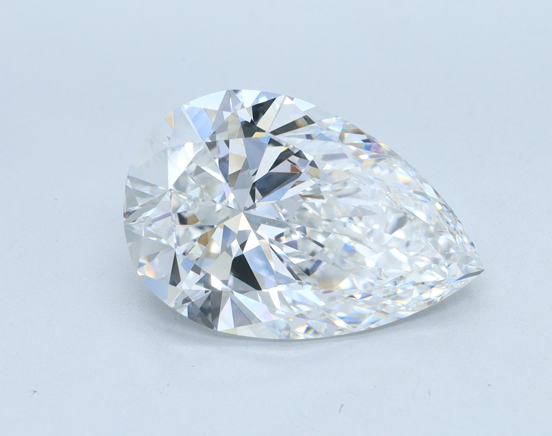 5.1 carat Pear lab grown diamond, E color, VS1 clarity