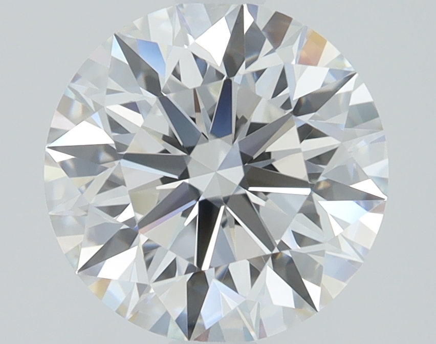 0.49 carat Round lab grown diamond, E color, VVS2 clarity, Ideal cut