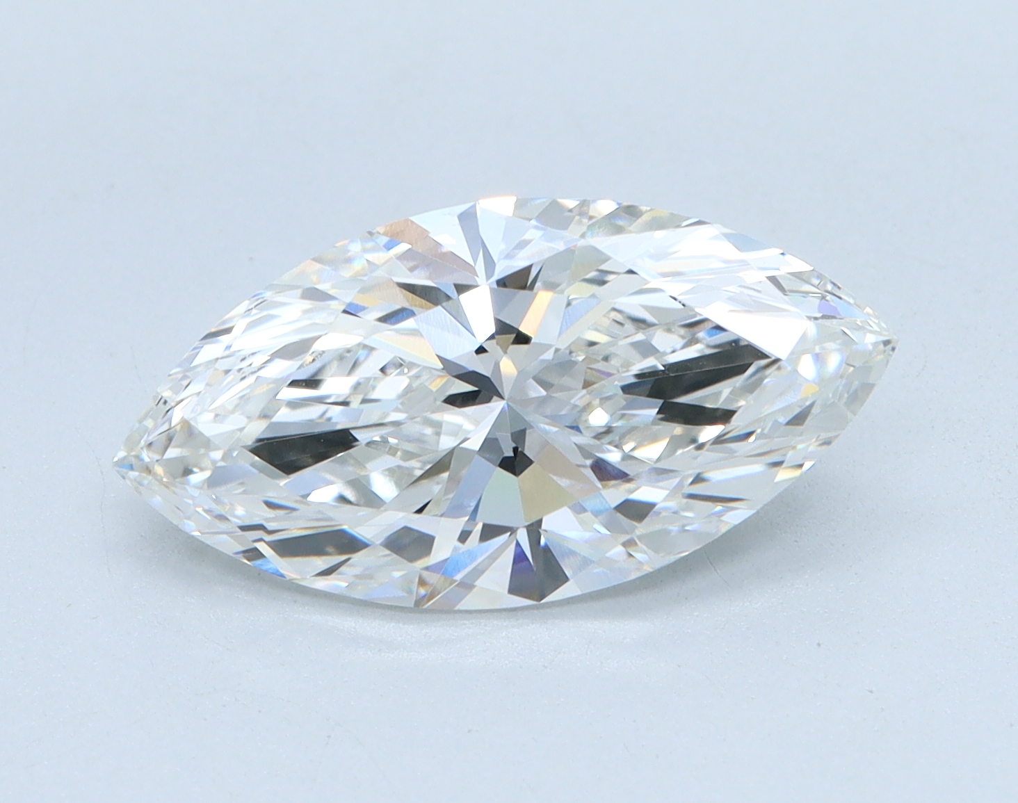 2.05 carat Marquise lab grown diamond, F color, VVS2 clarity
