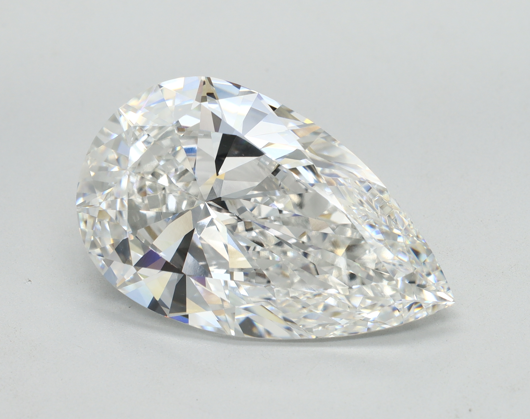 10.04 carat Pear lab grown diamond, E color, VVS2 clarity