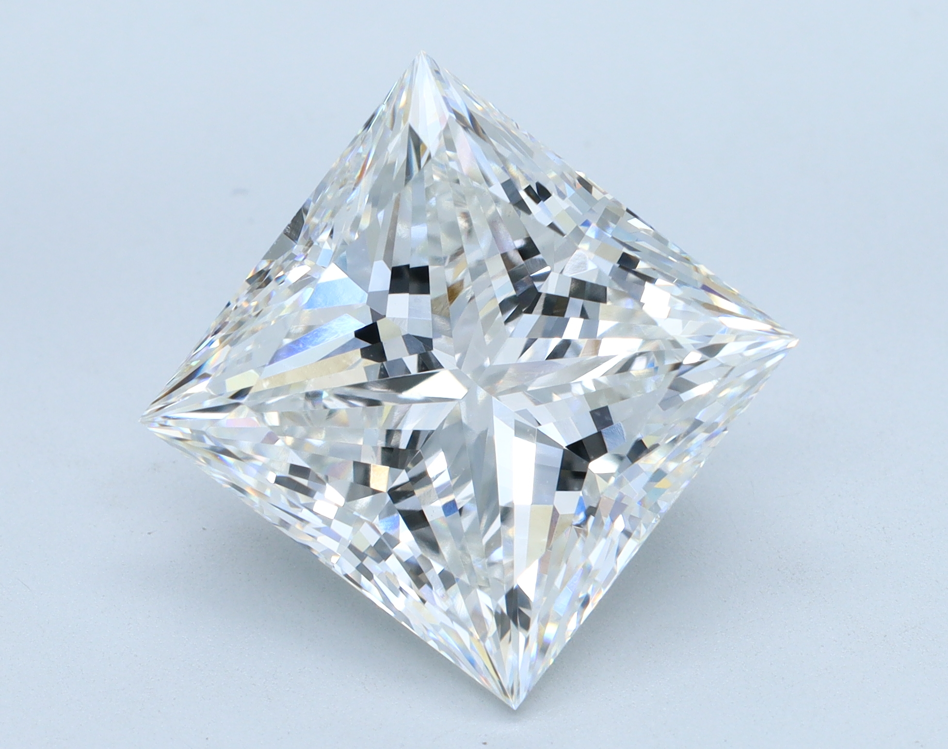 10.06 carat Princess lab grown diamond, E color, VVS2 clarity
