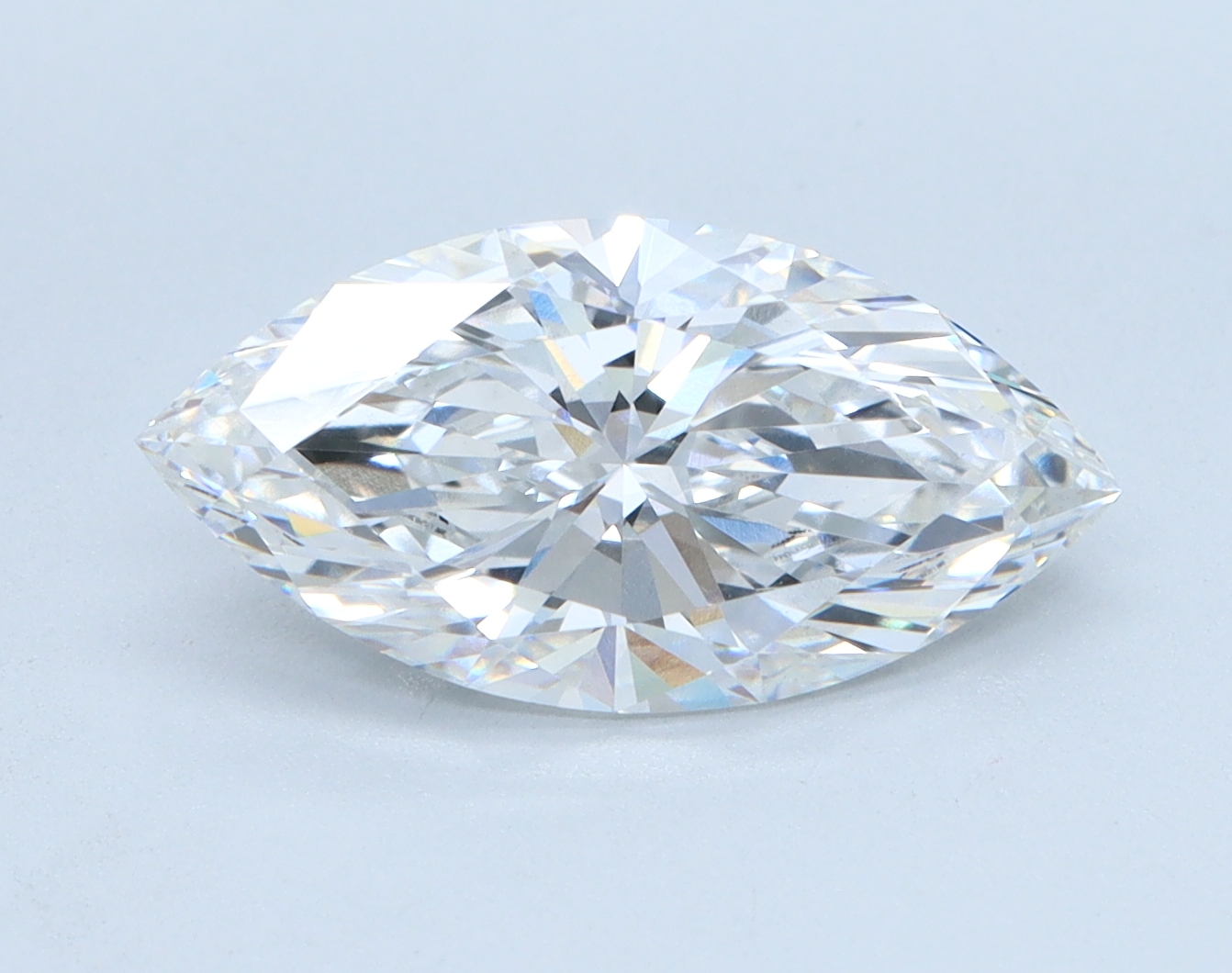 2.52 carat Marquise lab grown diamond, F color, VS1 clarity