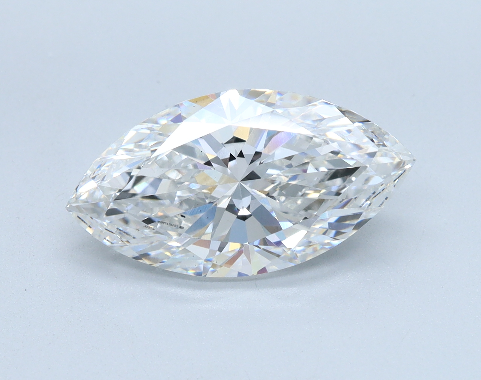 3.08 carat Marquise lab grown diamond, E color, VS1 clarity