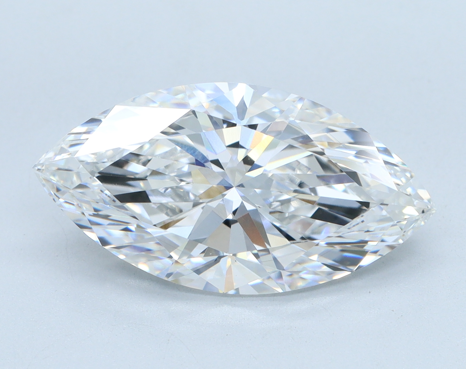 5.09 carat Marquise lab grown diamond, E color, VVS2 clarity