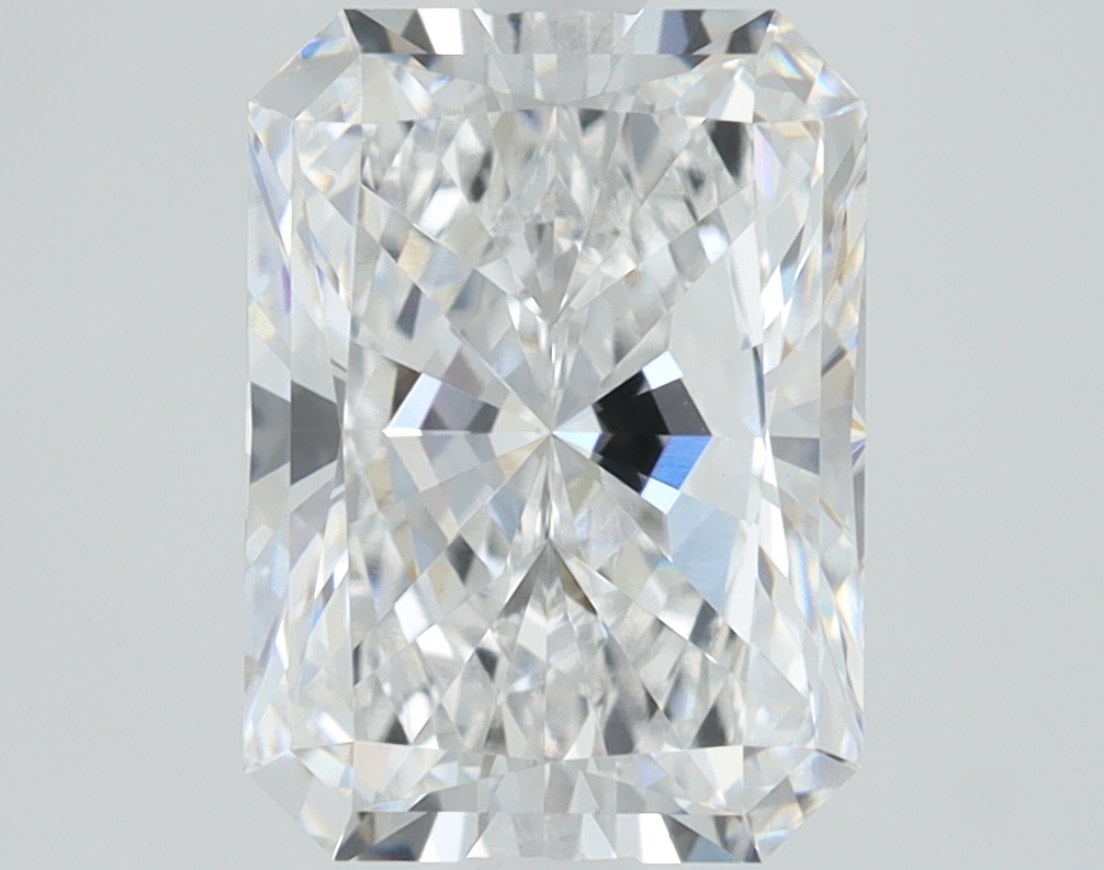 2.09 carat Radiant lab grown diamond, D color, VVS2 clarity