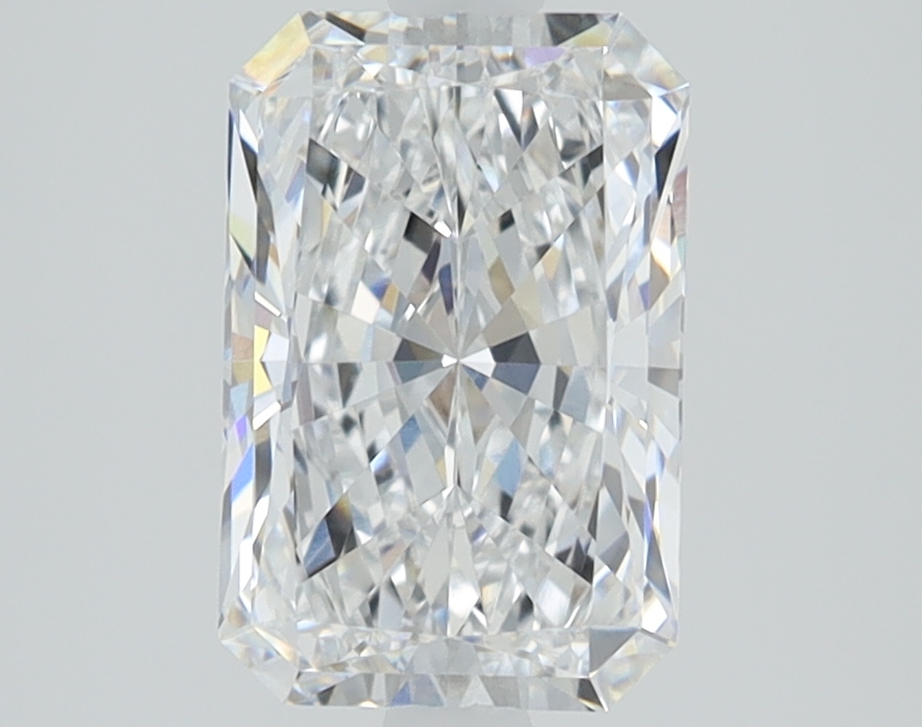 2.59 carat Radiant lab grown diamond, D color, VVS2 clarity