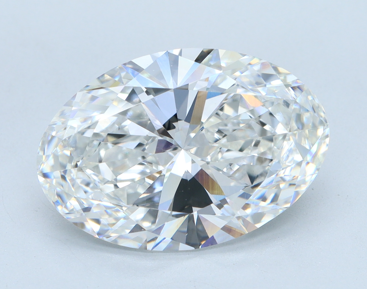 6.01 carat Oval lab grown diamond, E color, VS1 clarity