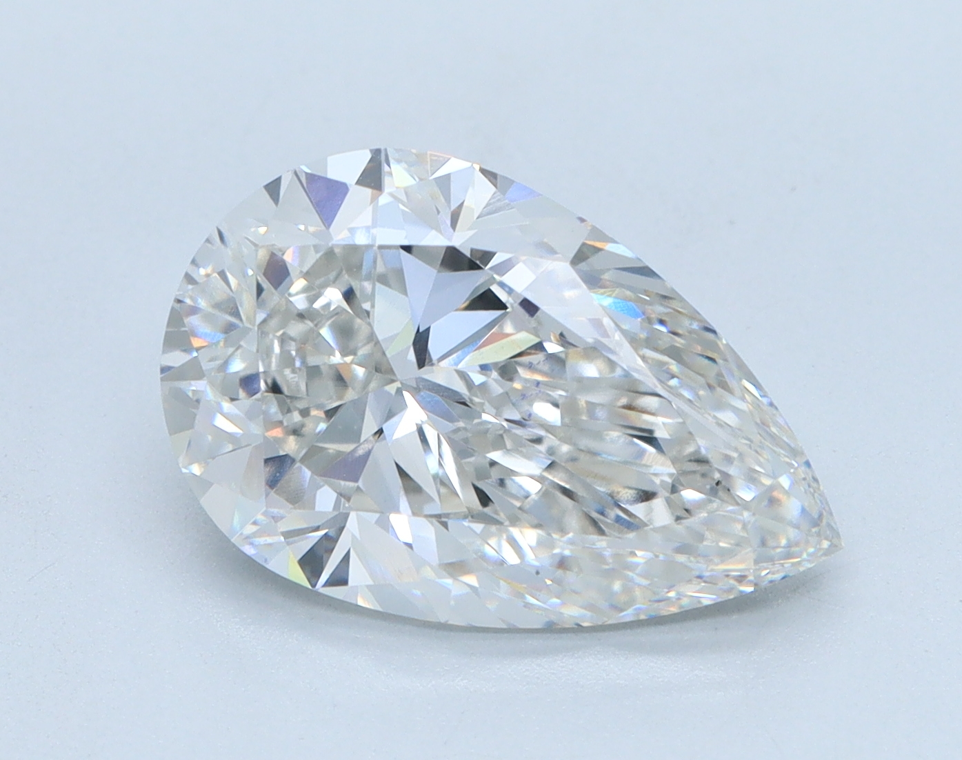 3.54 carat Pear lab grown diamond, F color, VS1 clarity