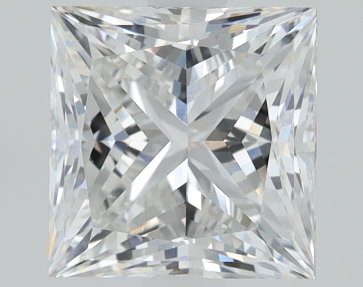2.08 carat Princess lab grown diamond, F color, VS1 clarity