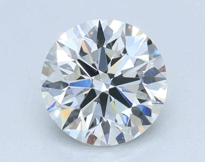1.01 carat Round lab grown diamond, G color, VS1 clarity, Ideal cut
