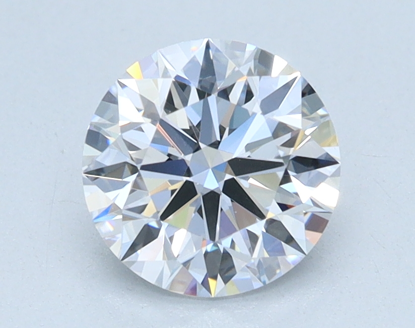 1.05 carat Round lab grown diamond, E color, VS2 clarity, Ideal cut