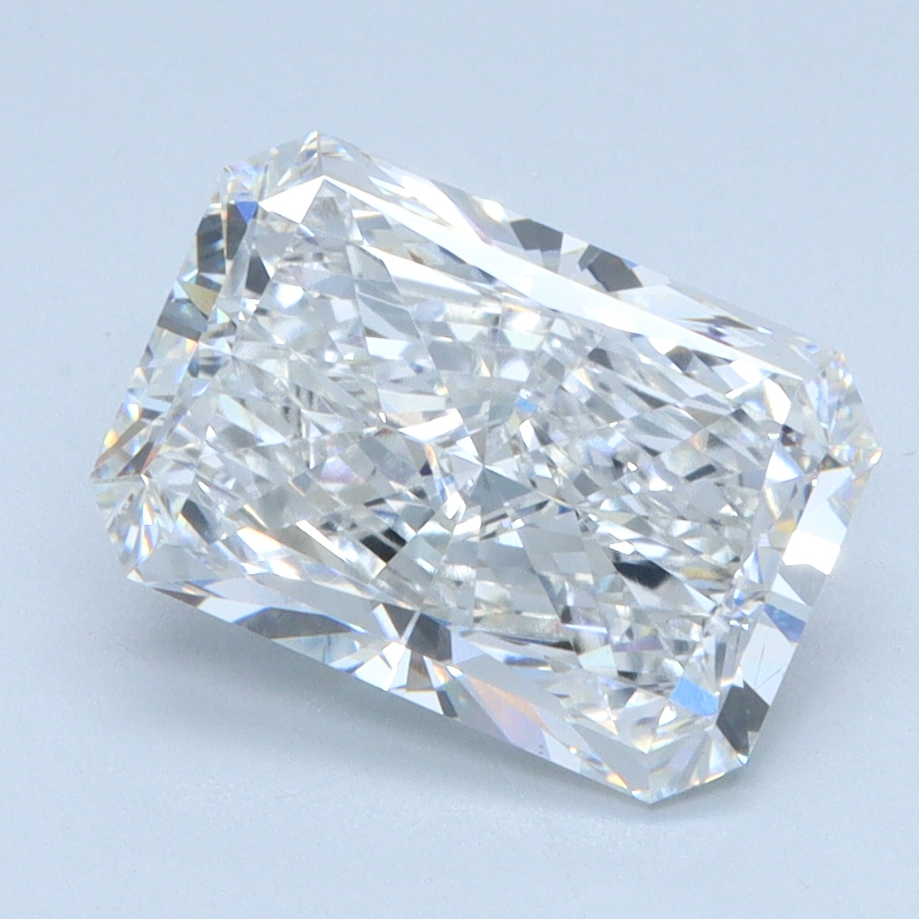 2.04 carat Radiant lab grown diamond, F color, VS1 clarity