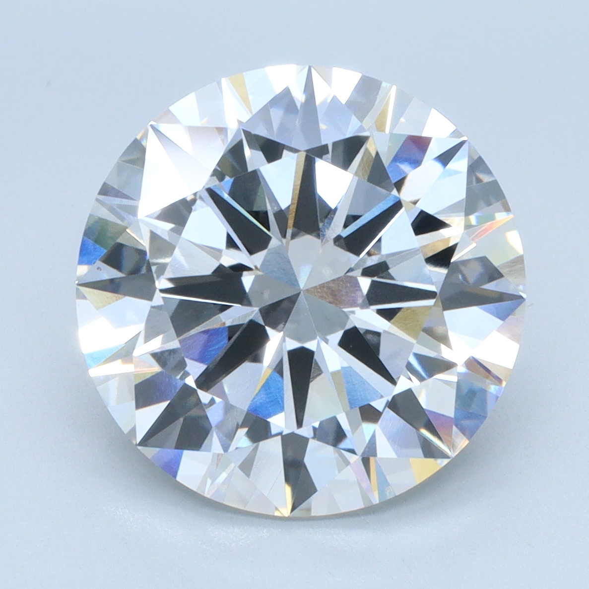3.65 carat Round lab grown diamond, G color, VS1 clarity, Ideal cut