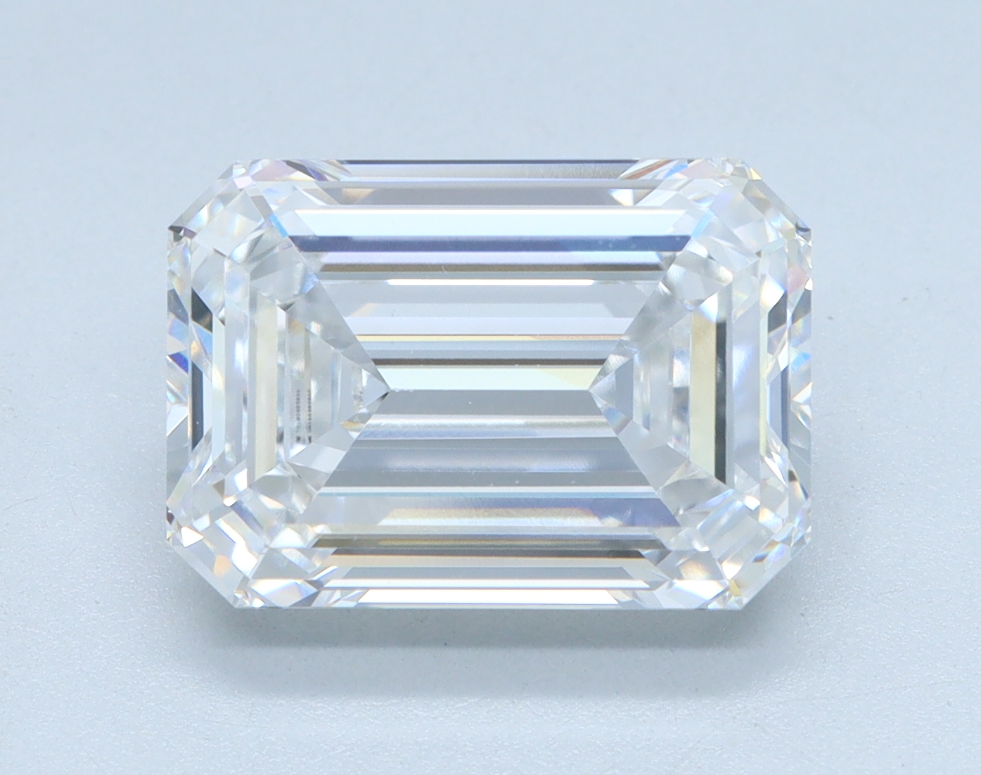4.57 carat Emerald lab grown diamond, D color, VVS2 clarity