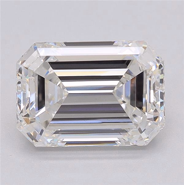3.01 carat Emerald lab grown diamond, E color, VVS1 clarity