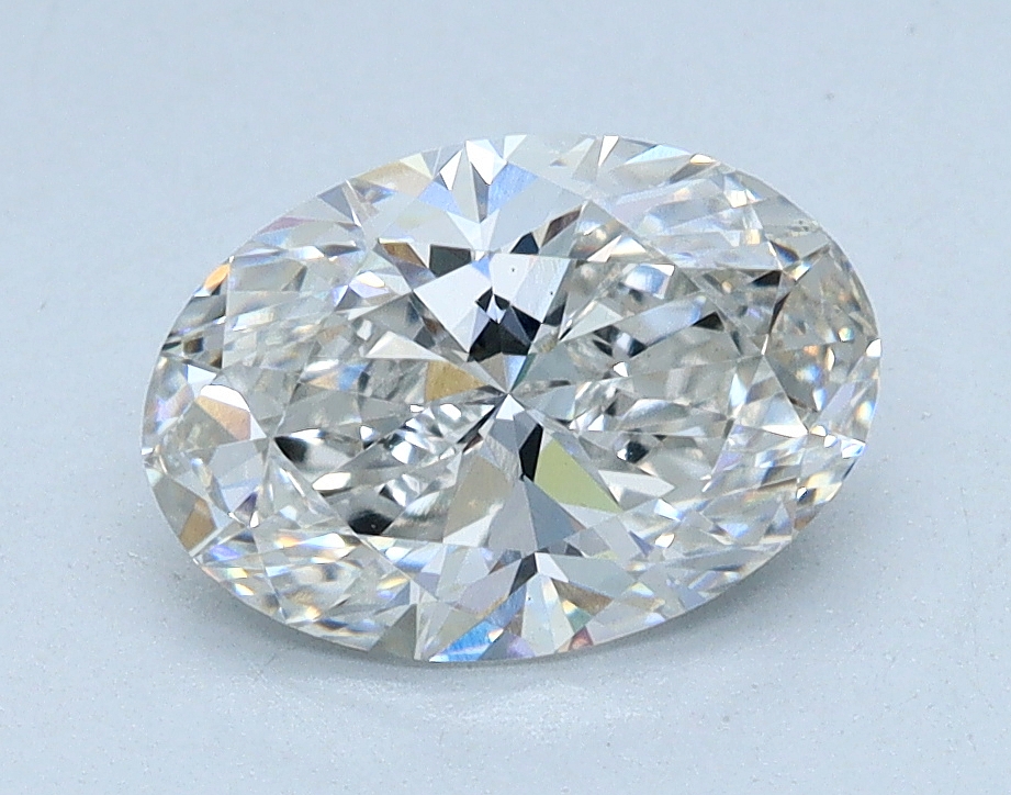 1.2 carat Oval lab grown diamond, G color, VS1 clarity