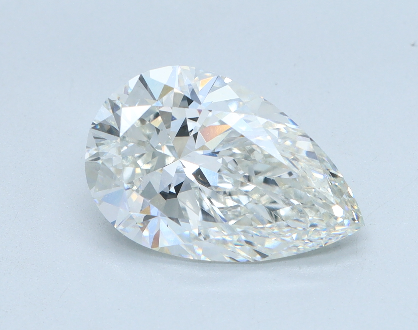 3.08 carat Pear lab grown diamond, G color, VS1 clarity