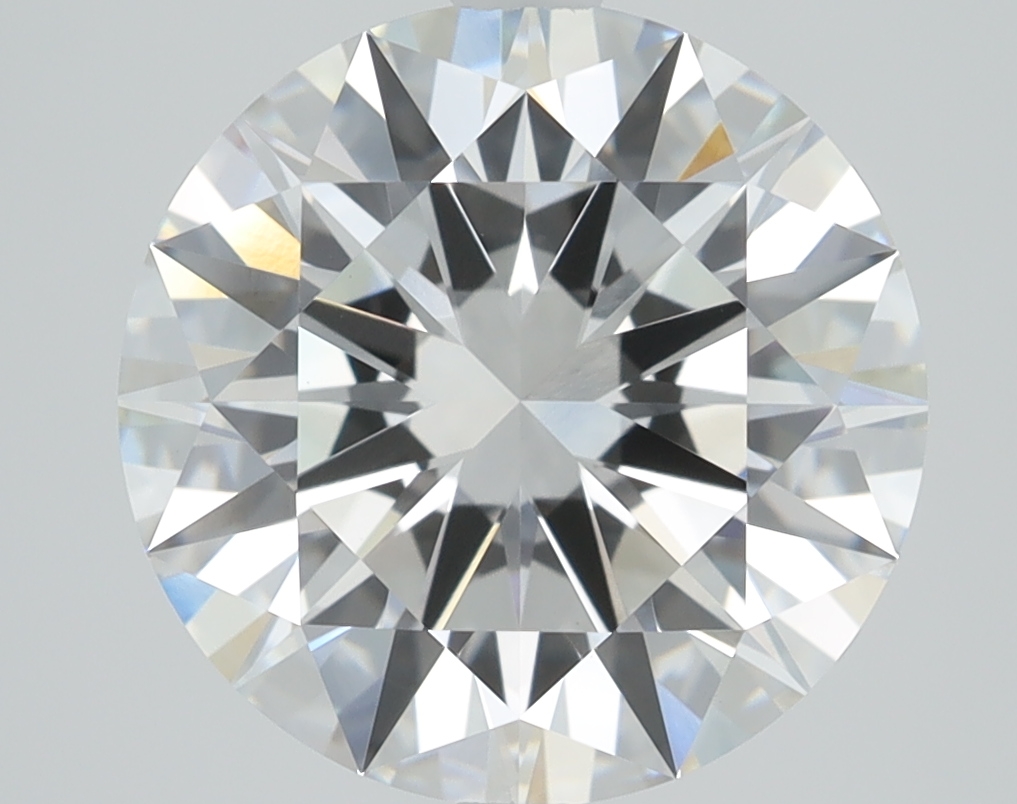 3.24 carat Round lab grown diamond, E color, VS1 clarity, Ideal cut