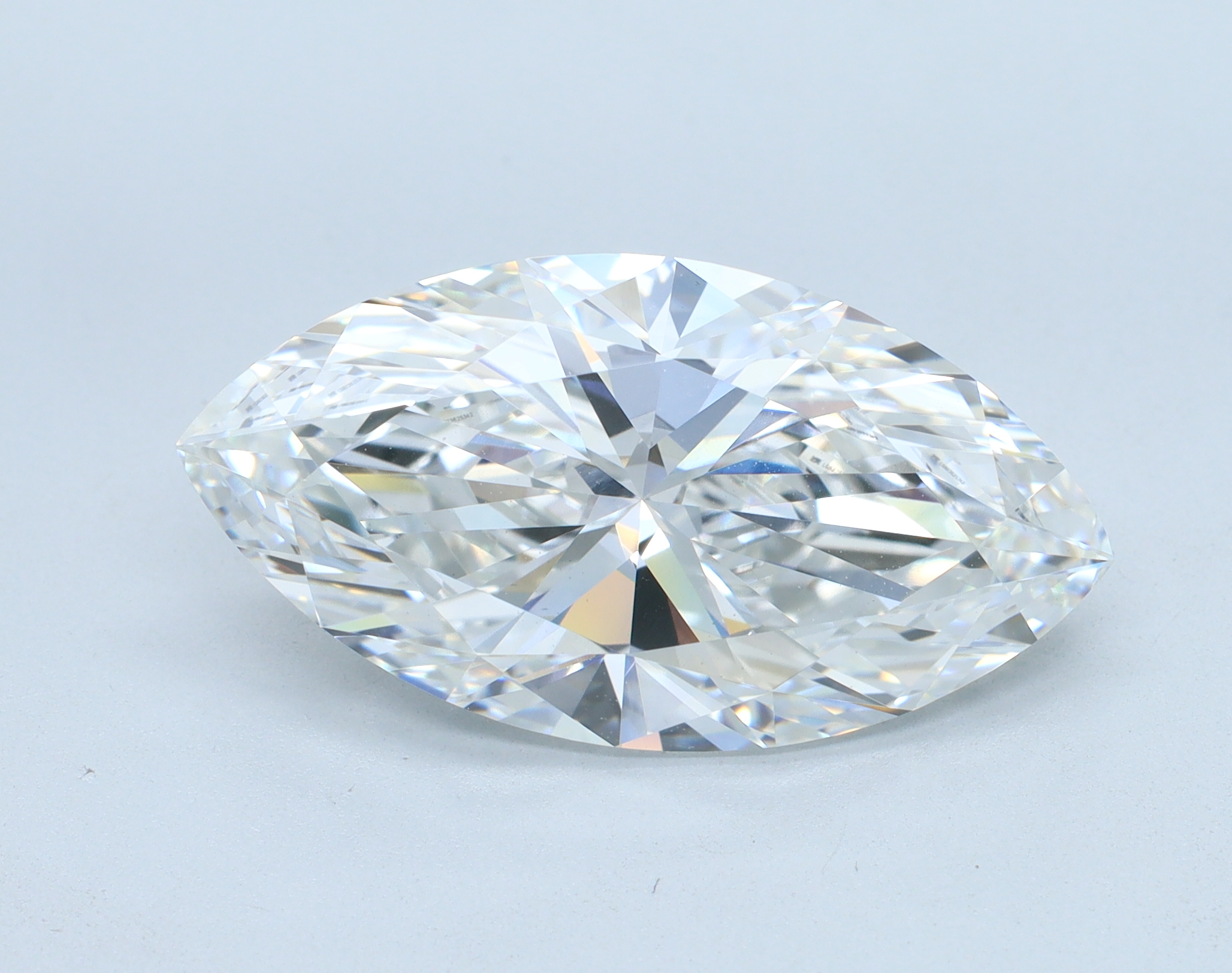 7.06 carat Marquise lab grown diamond, F color, VVS2 clarity