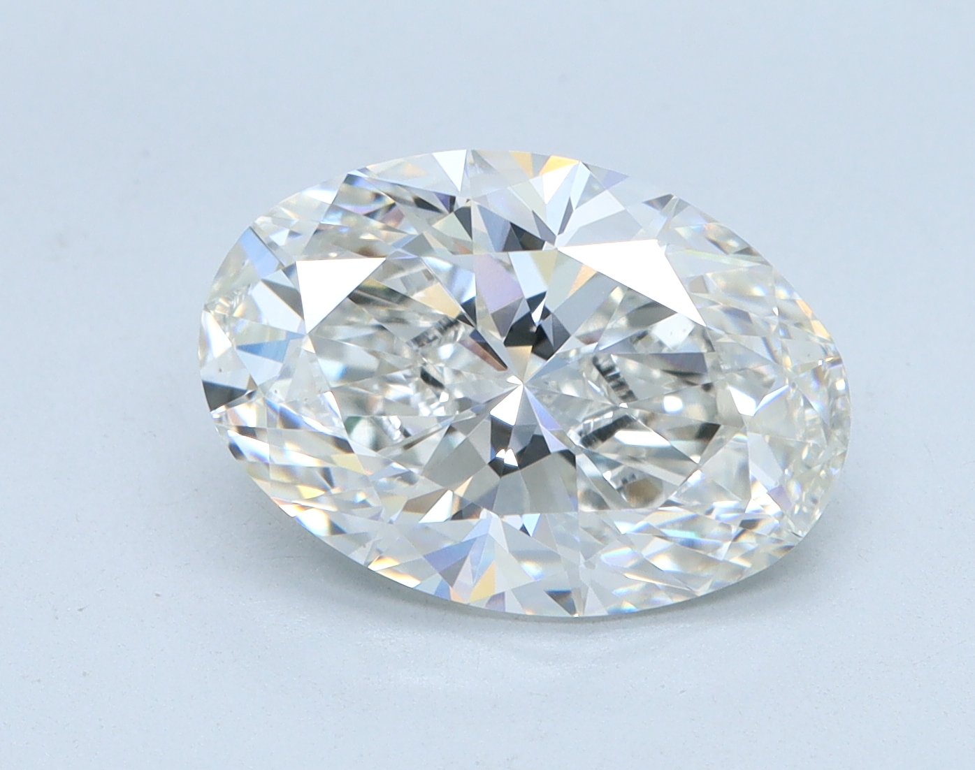 3.06 carat Oval lab grown diamond, G color, VS1 clarity