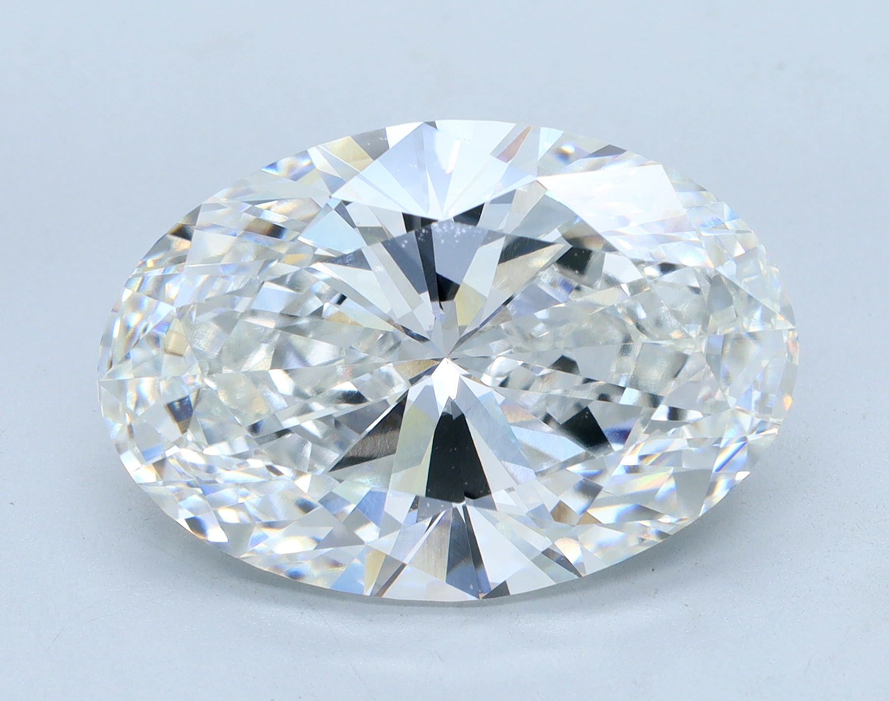 10.07 carat Oval lab grown diamond, E color, VVS2 clarity