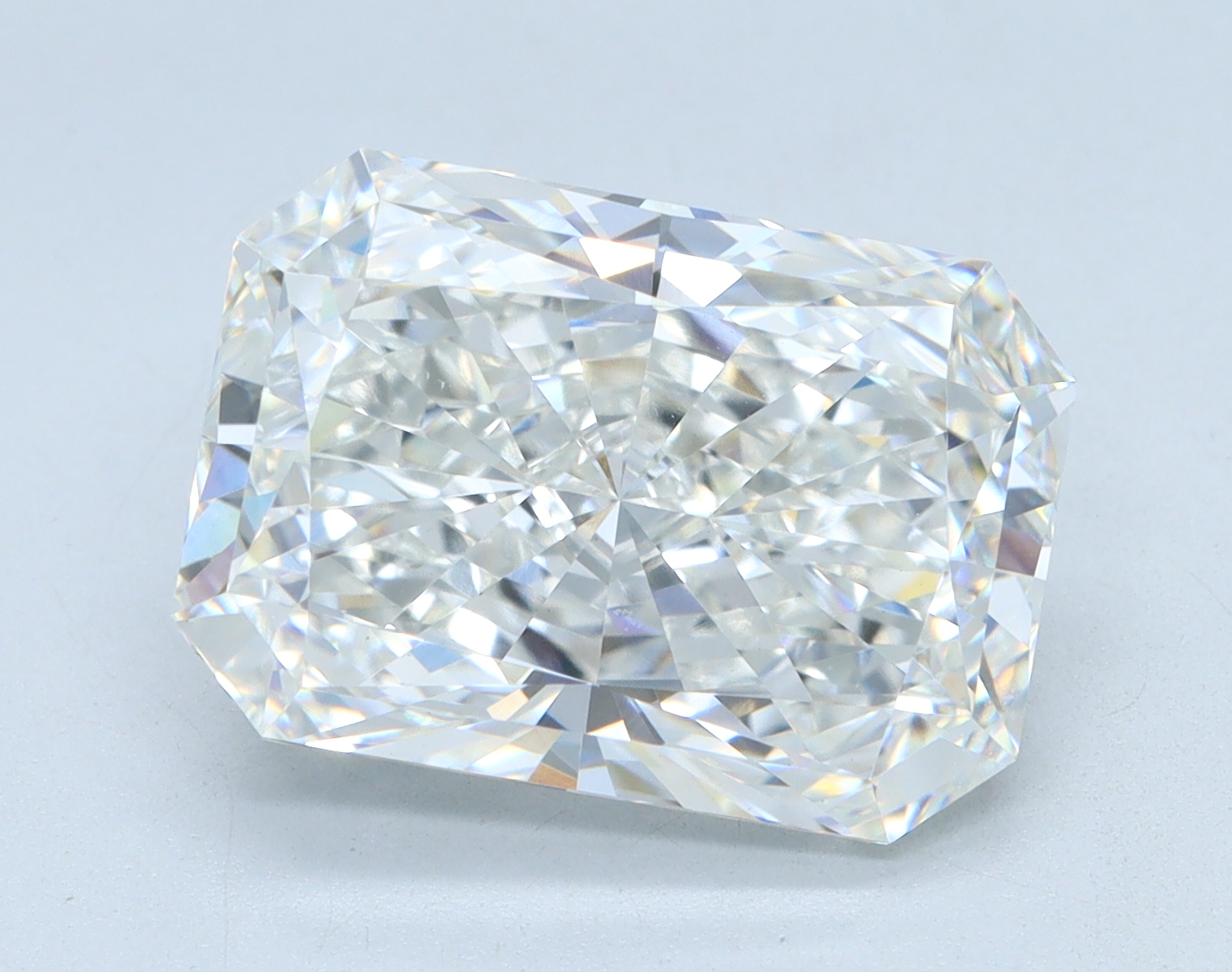 6.03 carat Radiant lab grown diamond, F color, VS1 clarity