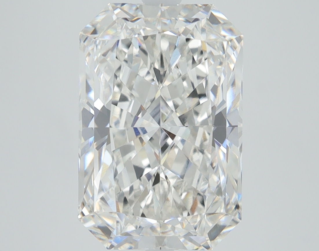 4.01 carat Radiant lab grown diamond, D color, VVS2 clarity