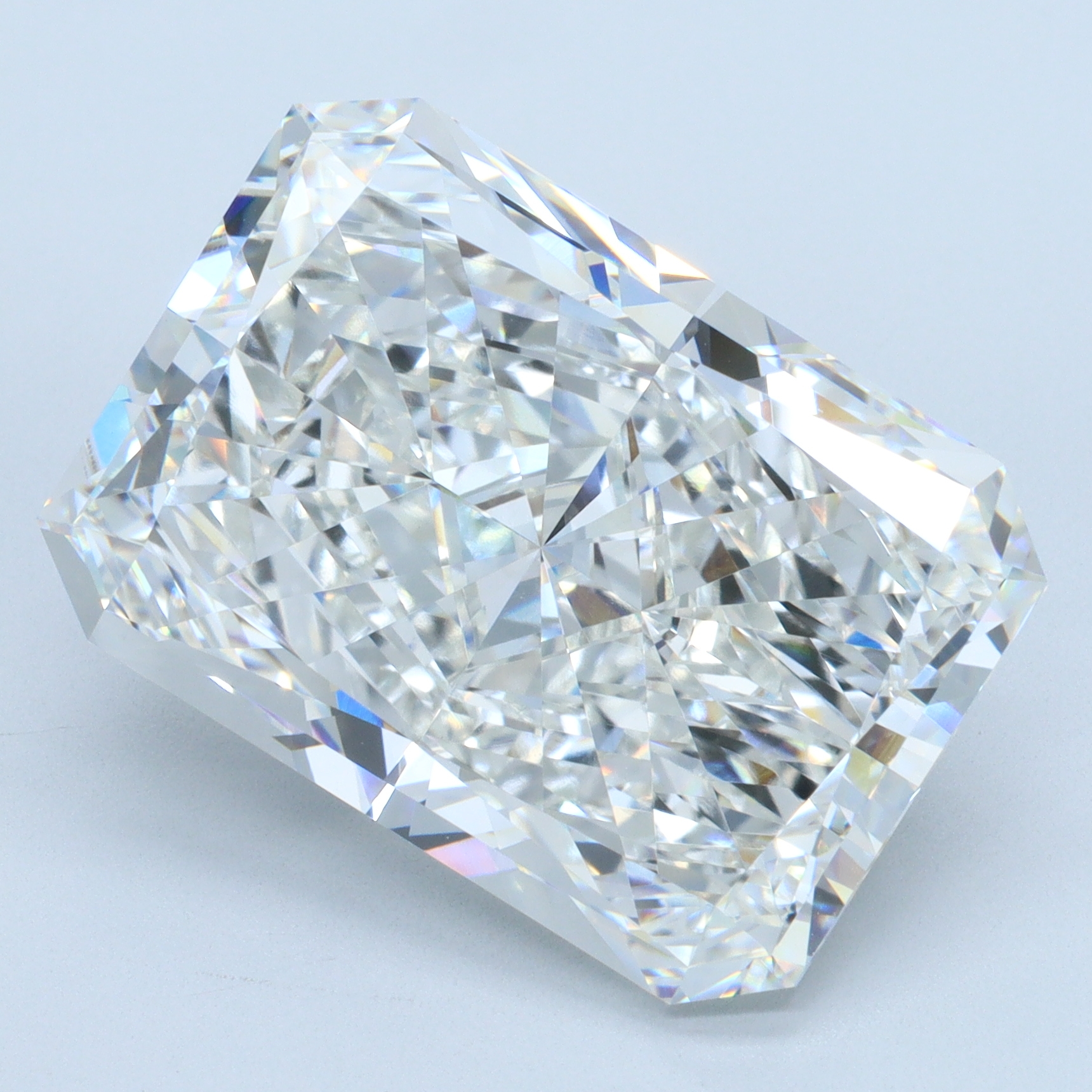 15.08 carat Radiant lab grown diamond, F color, VVS2 clarity