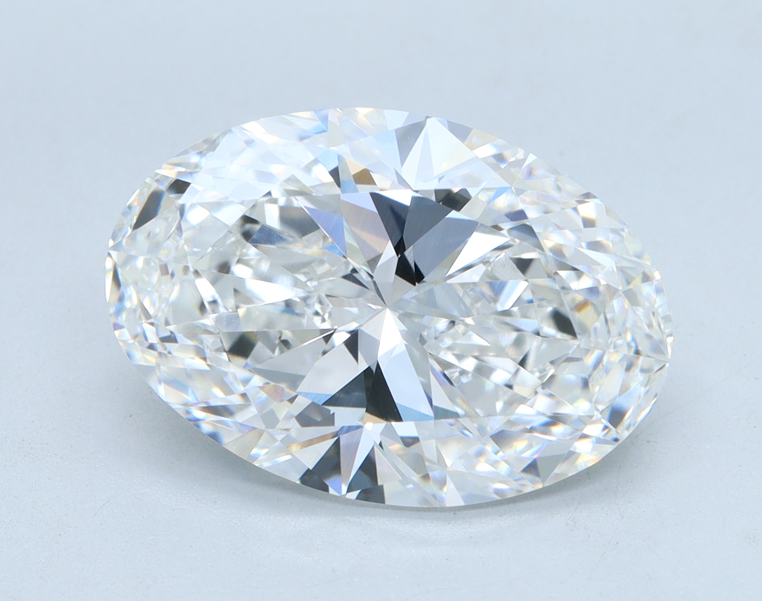 5.09 carat Oval lab grown diamond, E color, VVS1 clarity