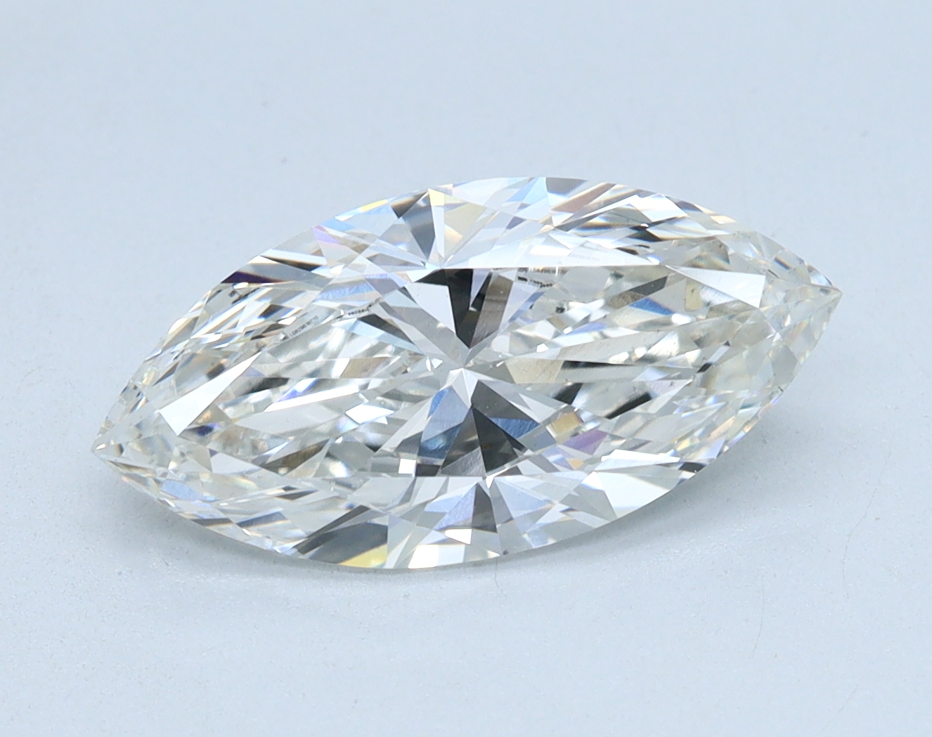 2.06 carat Marquise lab grown diamond, G color, VS1 clarity