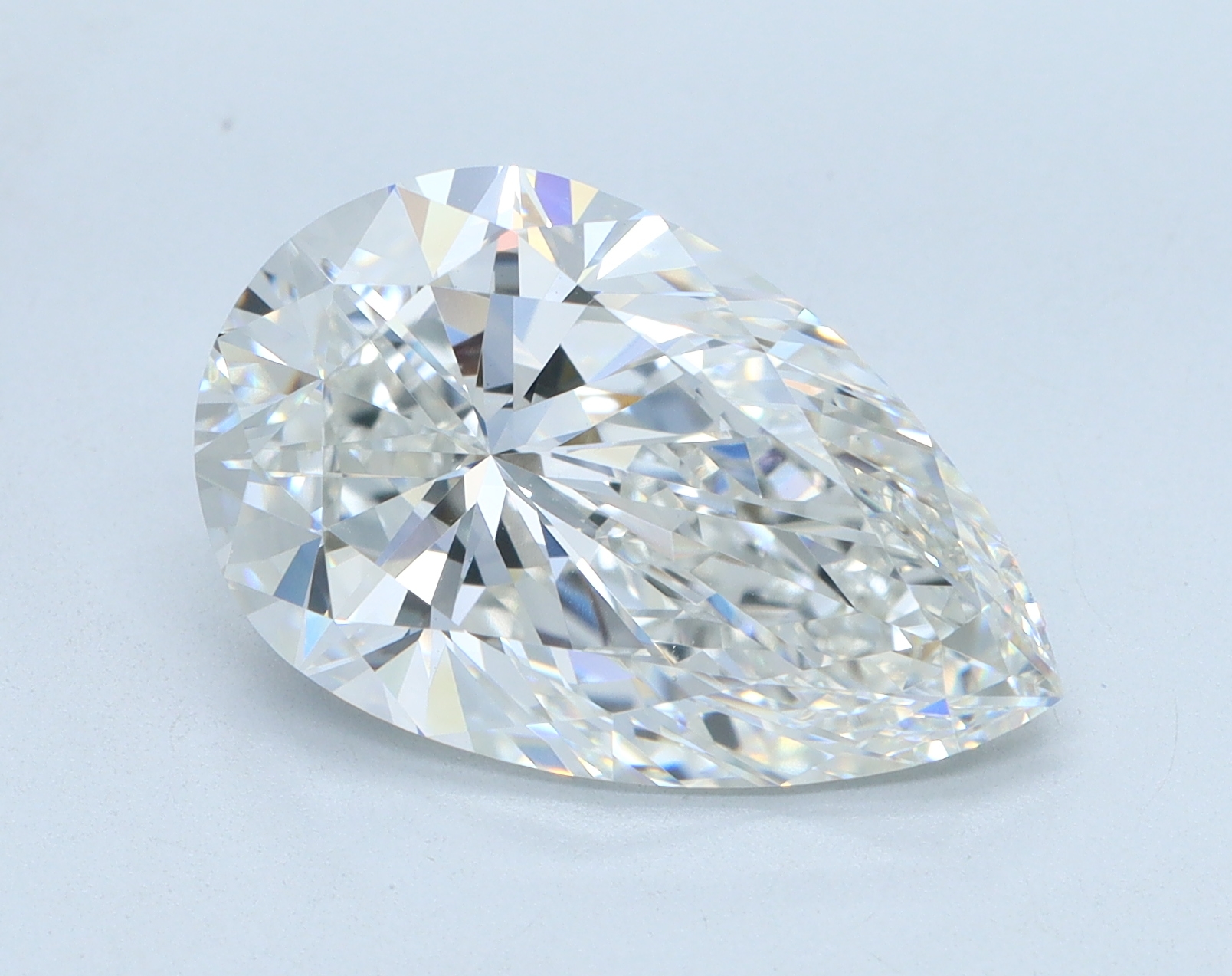 5.03 carat Pear lab grown diamond, F color, VS1 clarity