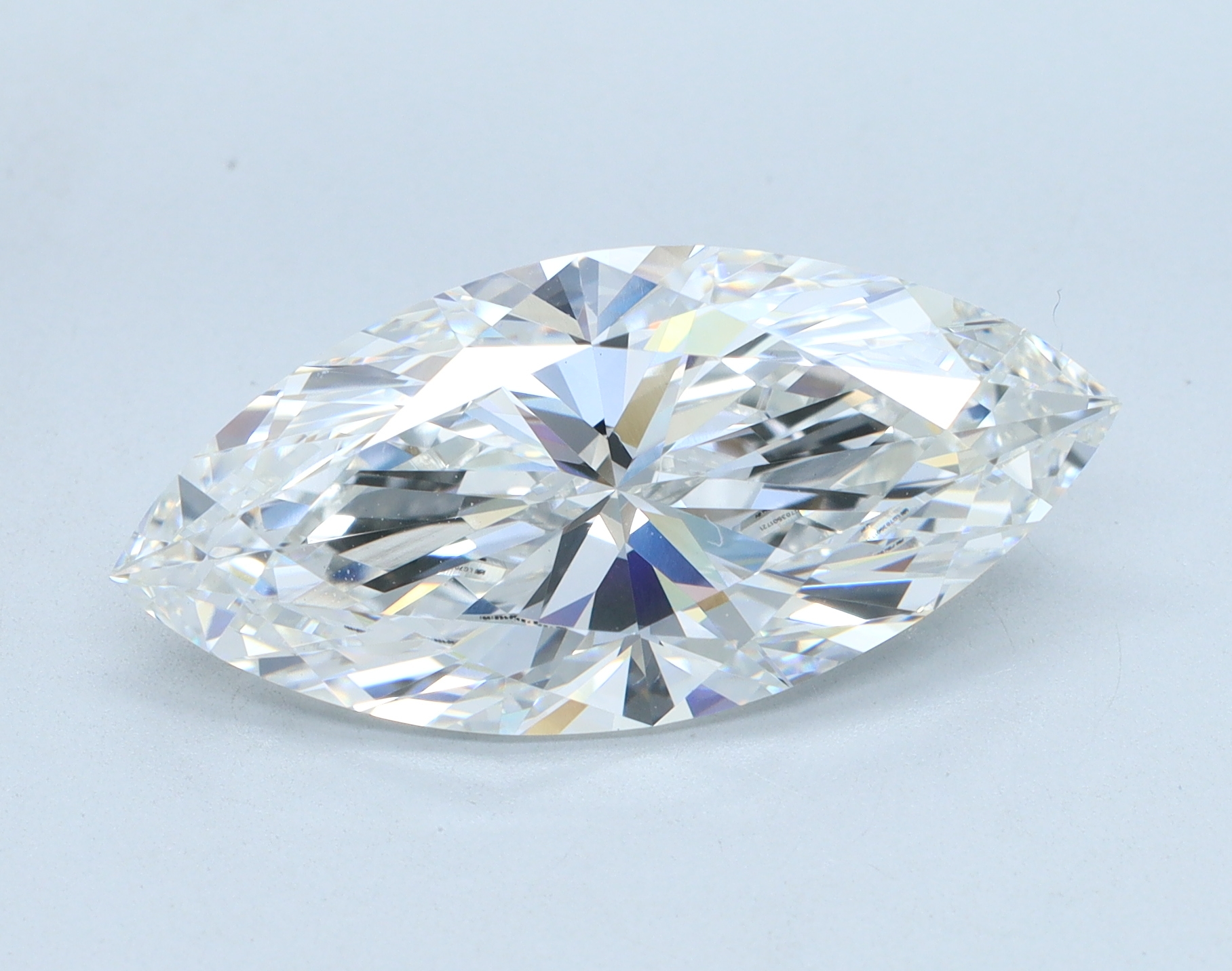 5.04 carat Marquise lab grown diamond, F color, VS1 clarity