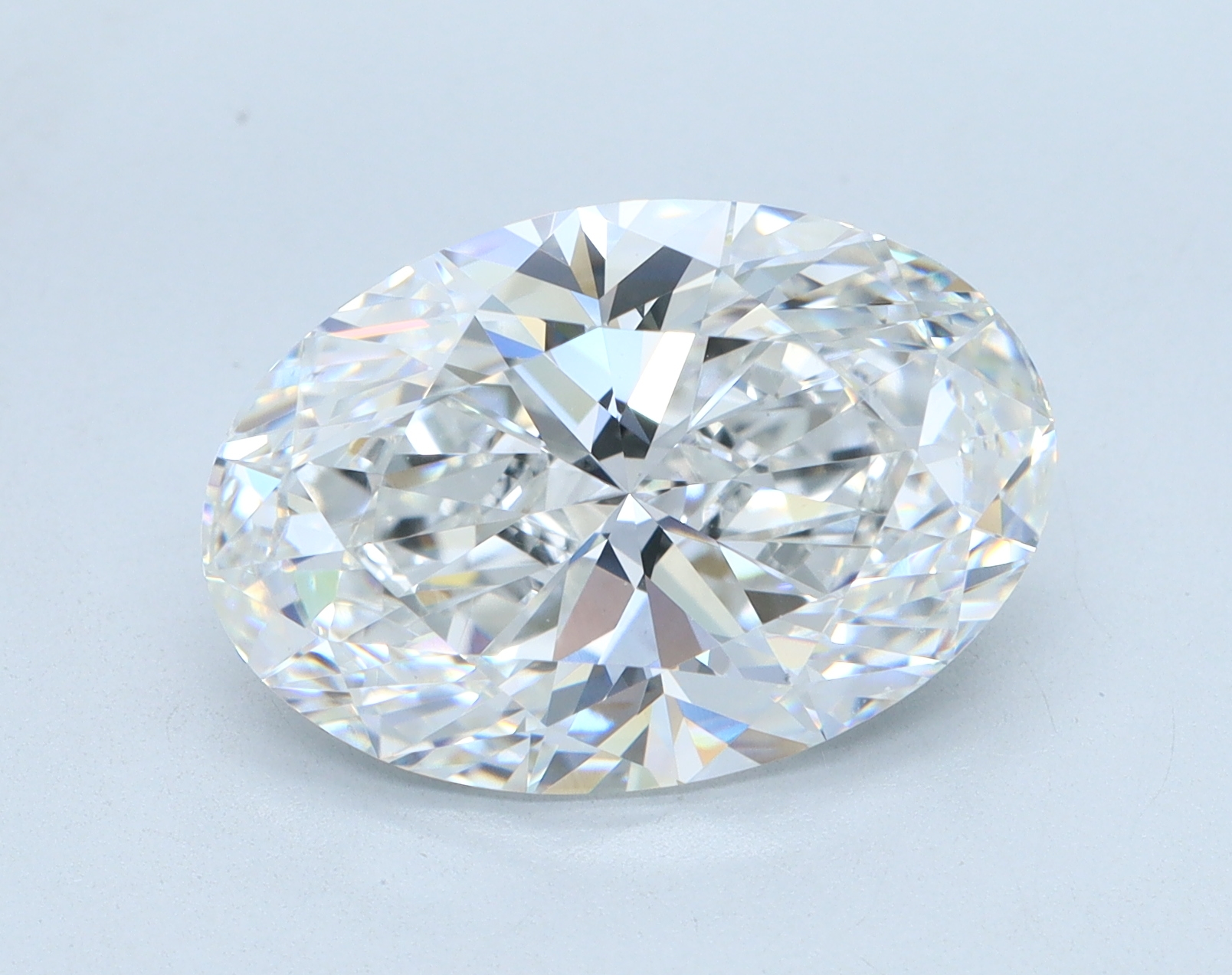 5.07 carat Oval lab grown diamond, E color, VS1 clarity